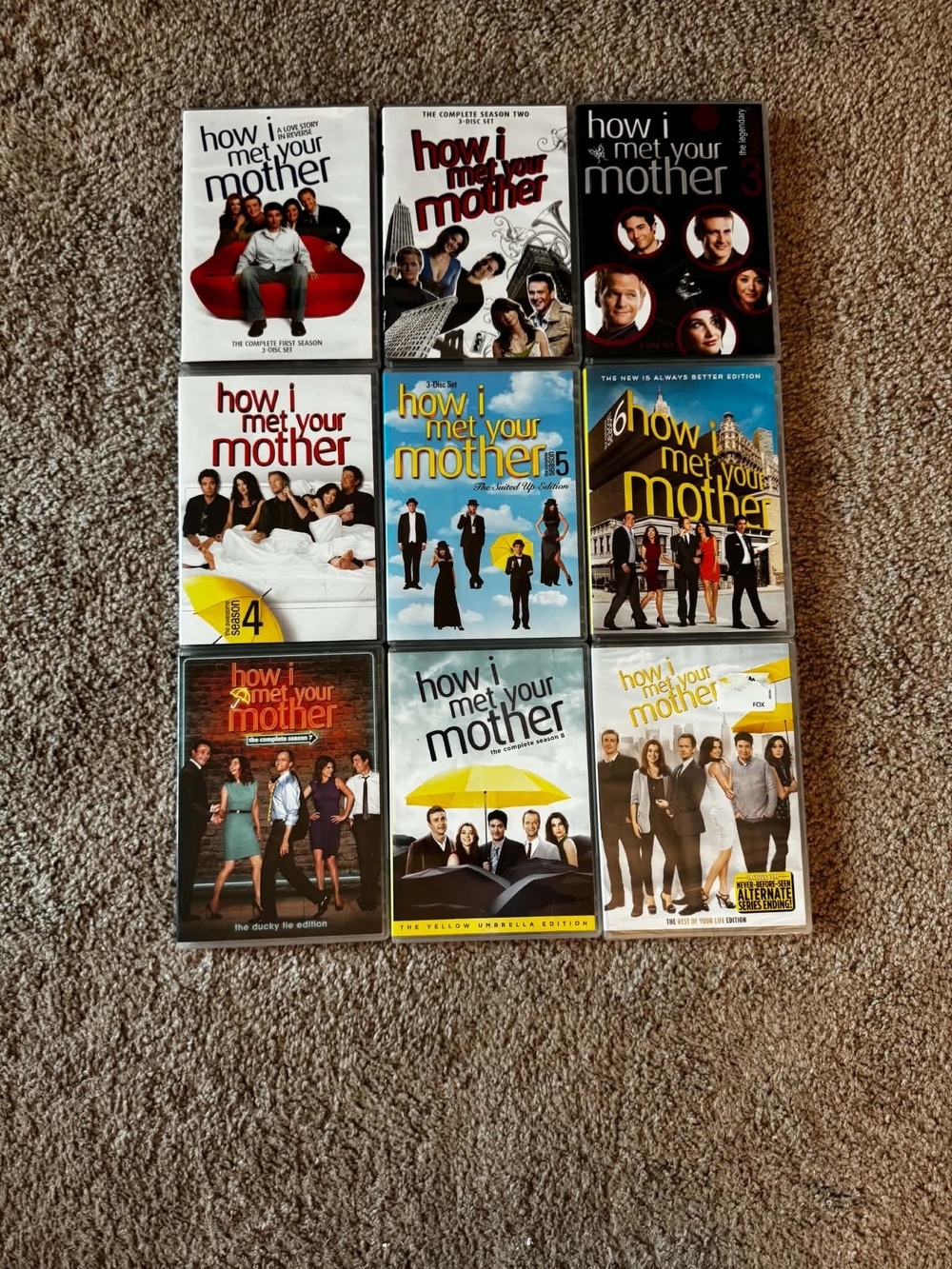 How I Met Your Mother Complete Series DVD Set Seasons 1-9